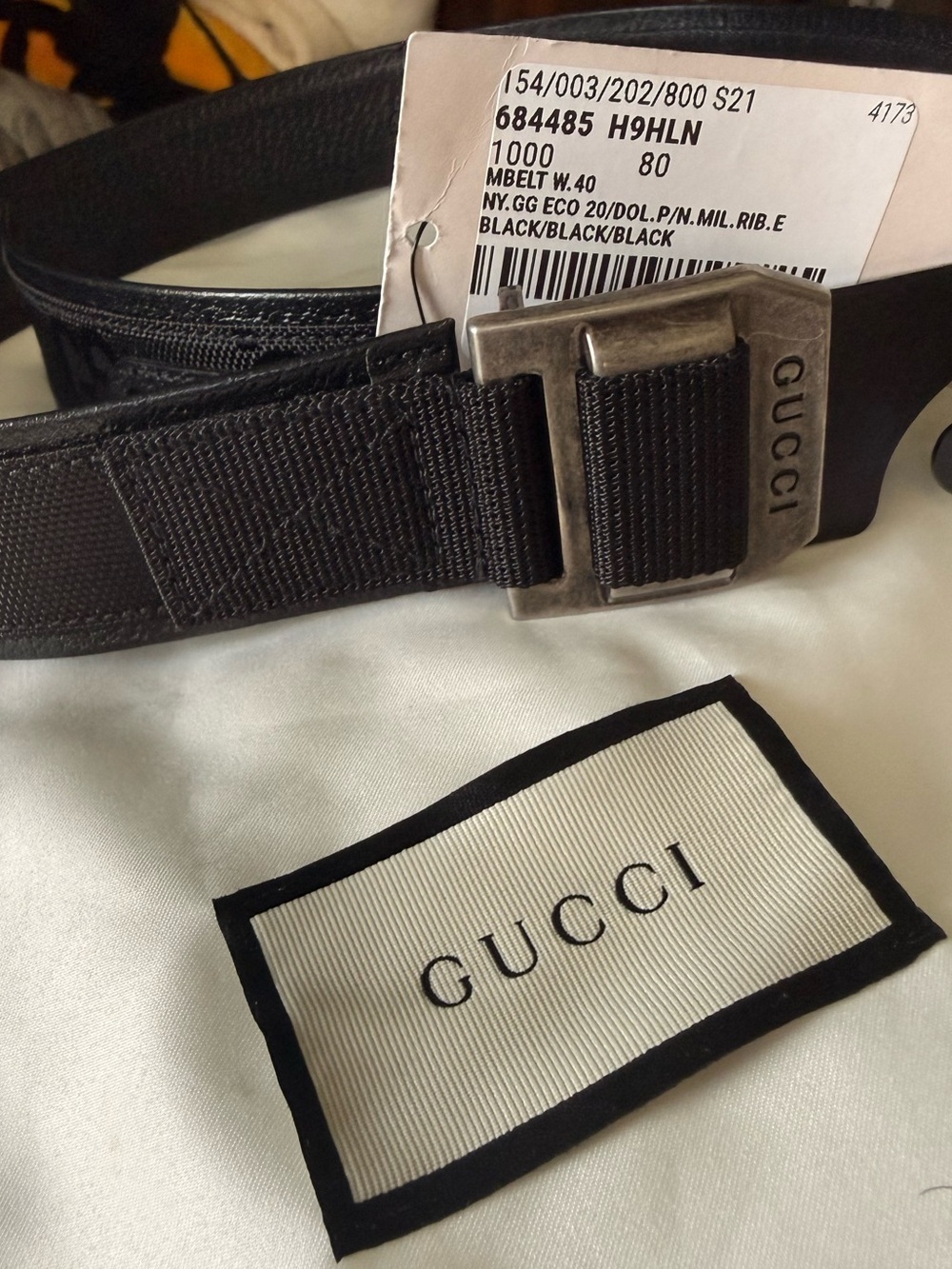 Gucci Men's “Off the Grid” Belt sz 80 NWT